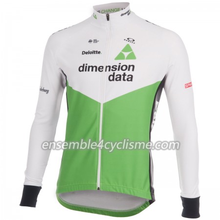 Maillot Cyclisme 2018 Dimension Data Manches Longues N001